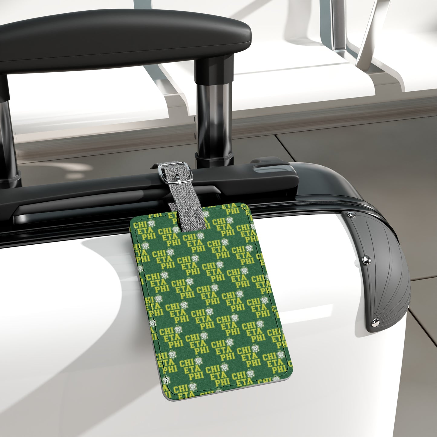 Matching Rectangular Polyester Luggage Tag