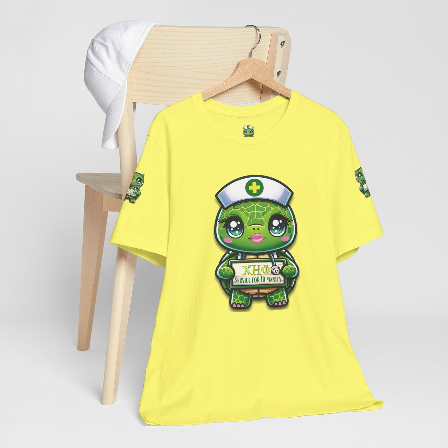 Lady Turtle Unisex Jersey Short Sleeve Pajama Tee