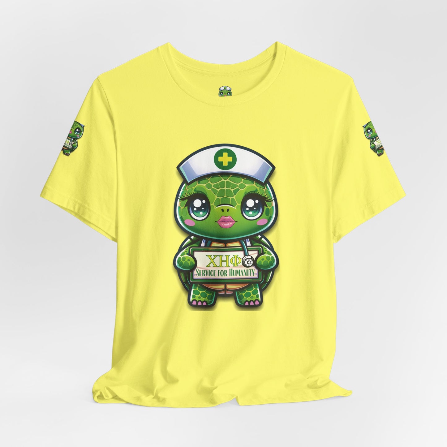 Lady Turtle Unisex Jersey Short Sleeve Pajama Tee