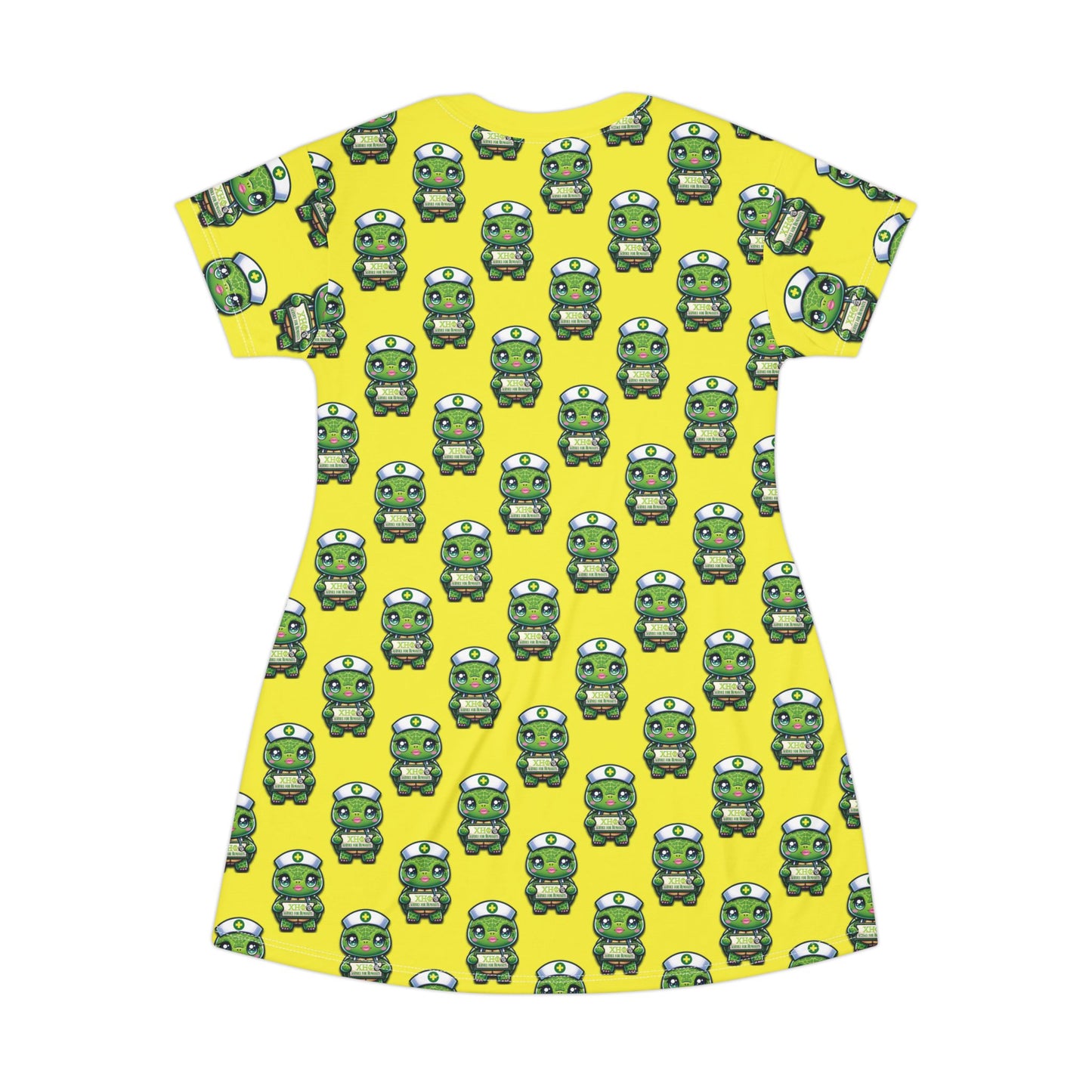 Chi Eta Phi Cute Turtle T-Shirt Pajama Dress or Lounge Shirt