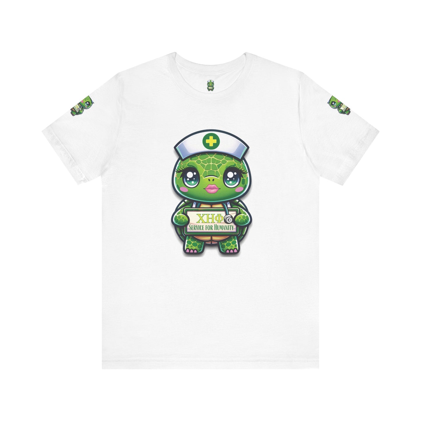 Lady Turtle Unisex Jersey Short Sleeve Pajama Tee