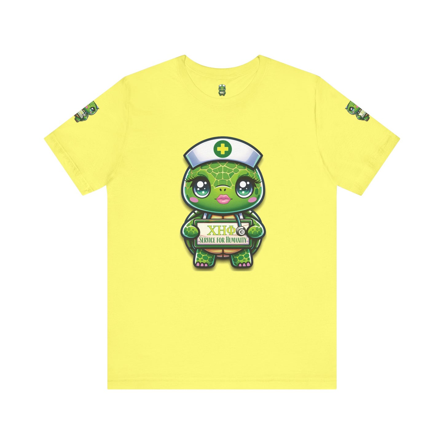 Lady Turtle Unisex Jersey Short Sleeve Pajama Tee