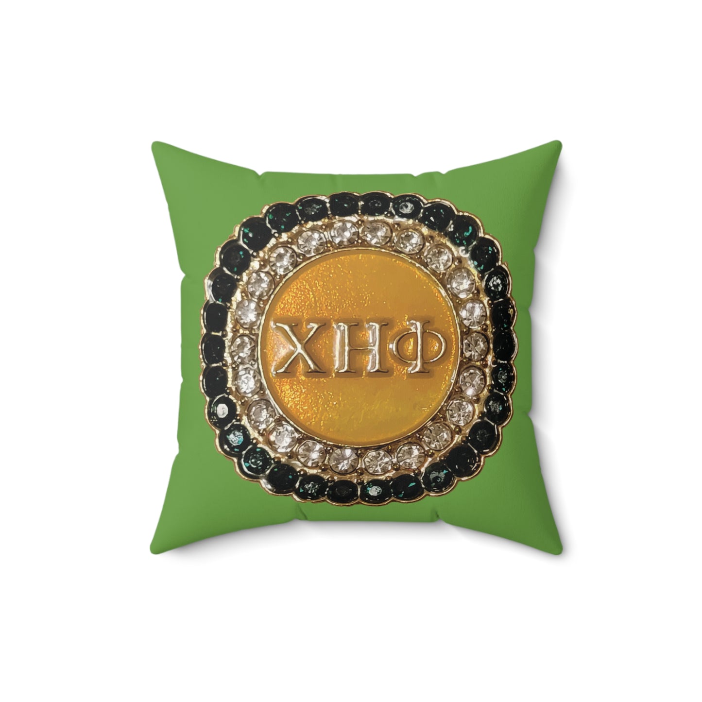 Faux Suede Sisters Square Pillow