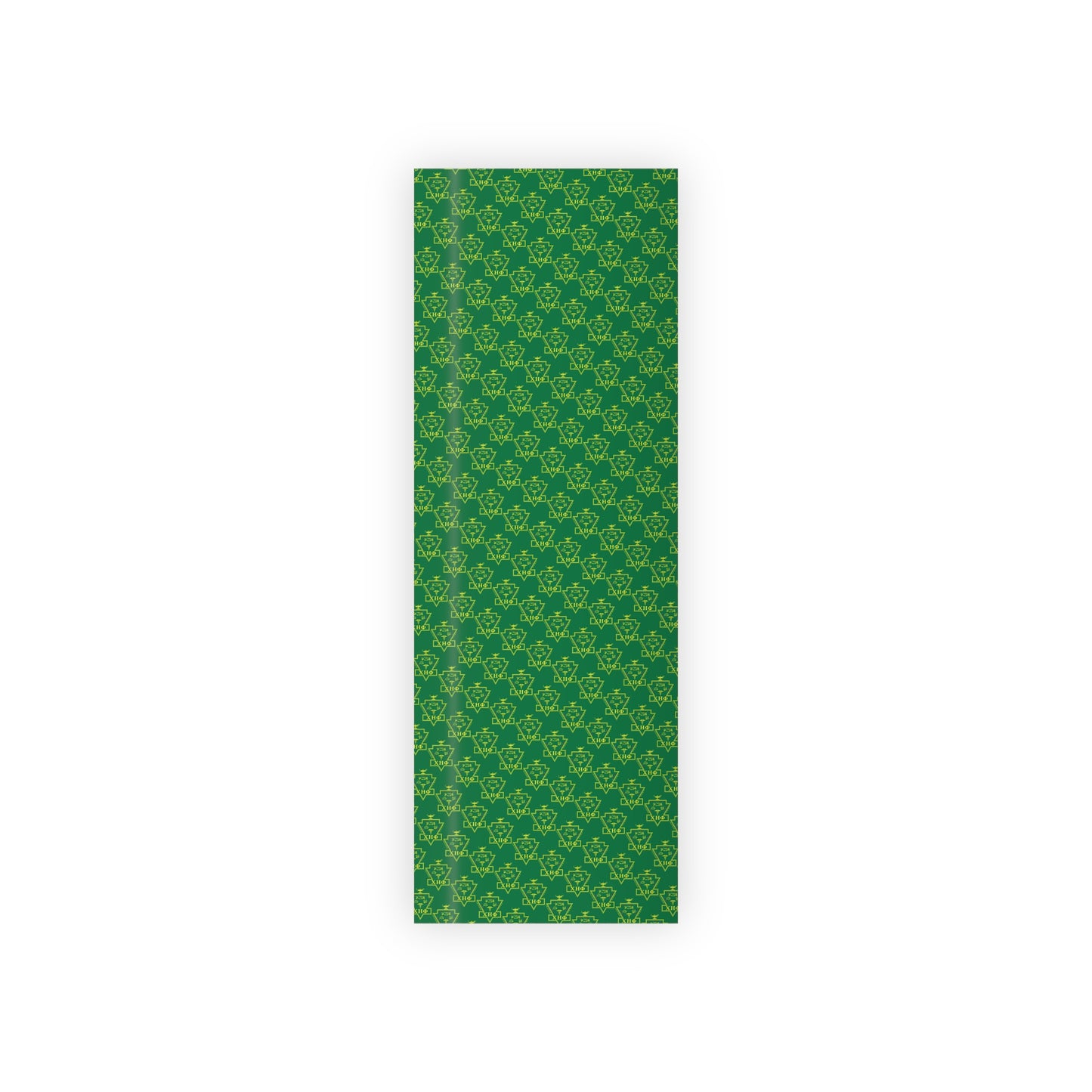 Chi Eta Phi Green Gift Wrapping Paper Rolls, 1pc