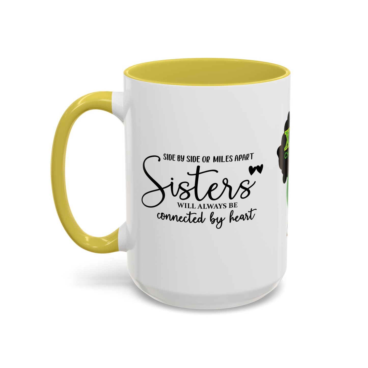 Chi Eta Phi Sisters Two-Tone Coffee Mugs, 11oz