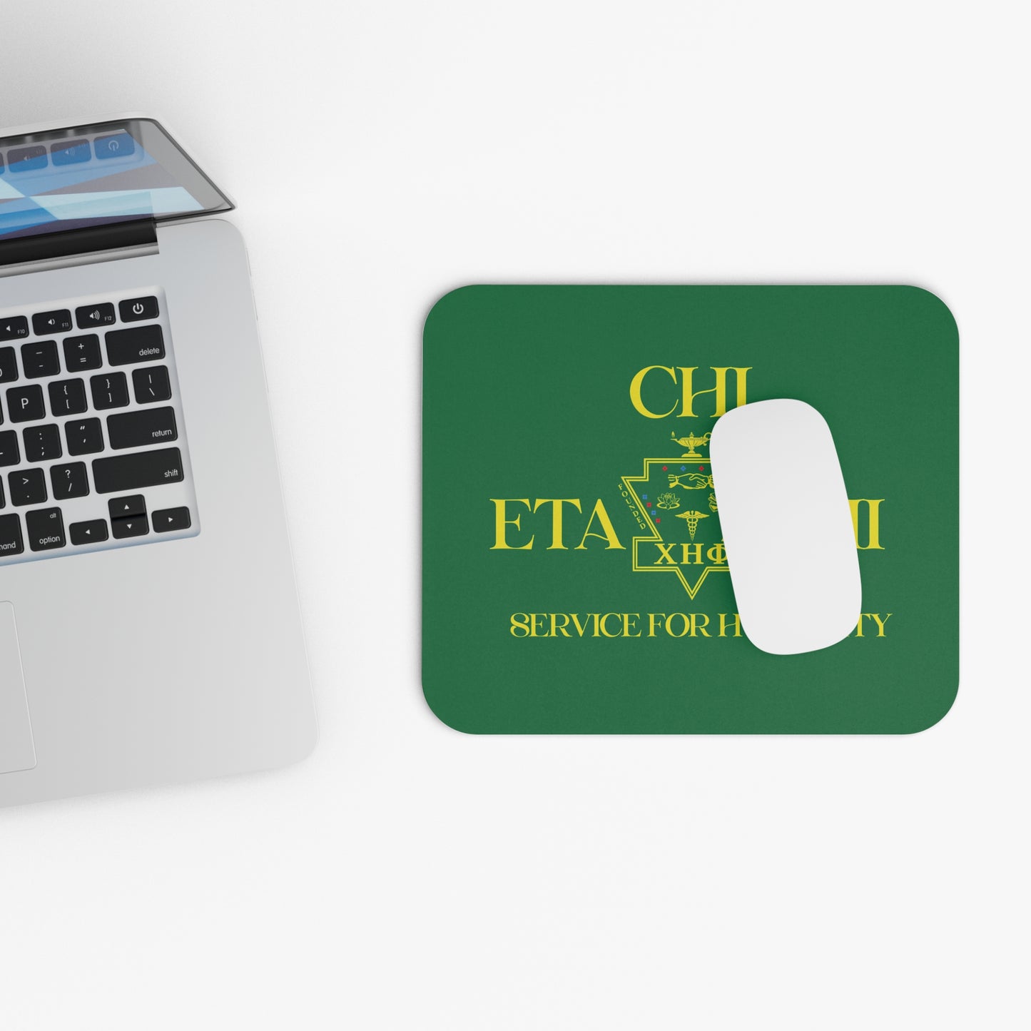 Green Chi Eta Phi Mouse Pad