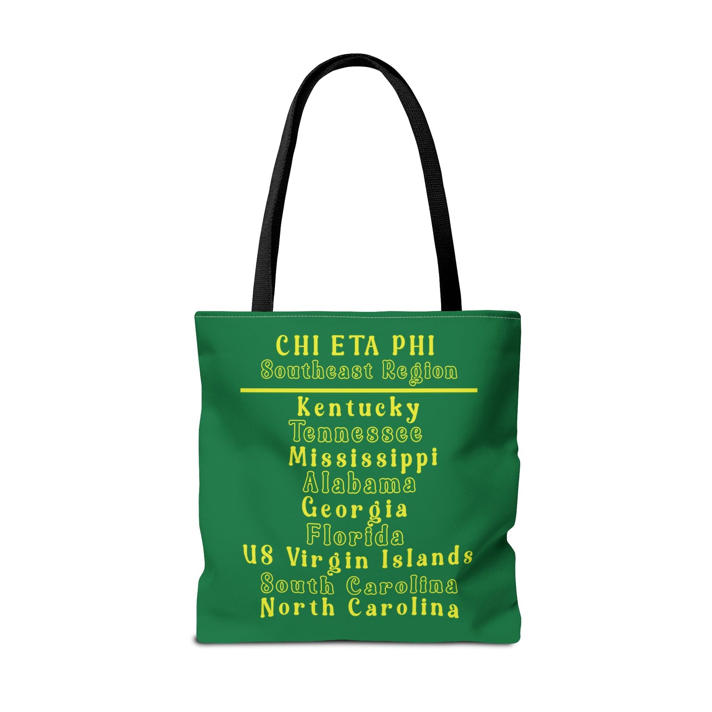 Southeast Region Green and Yellow Tote Bag