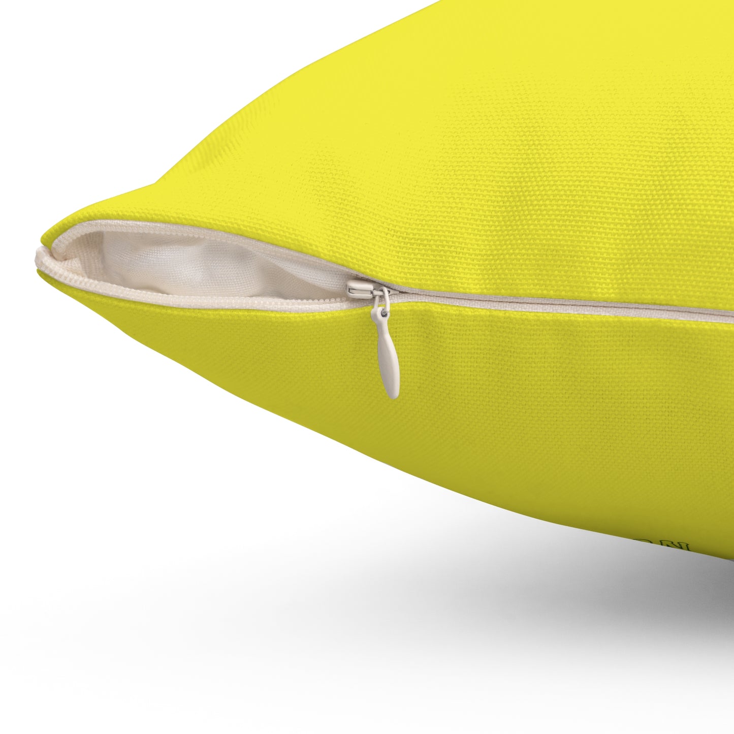 Chi Eta Phi Yellow Polyester Square Pillow