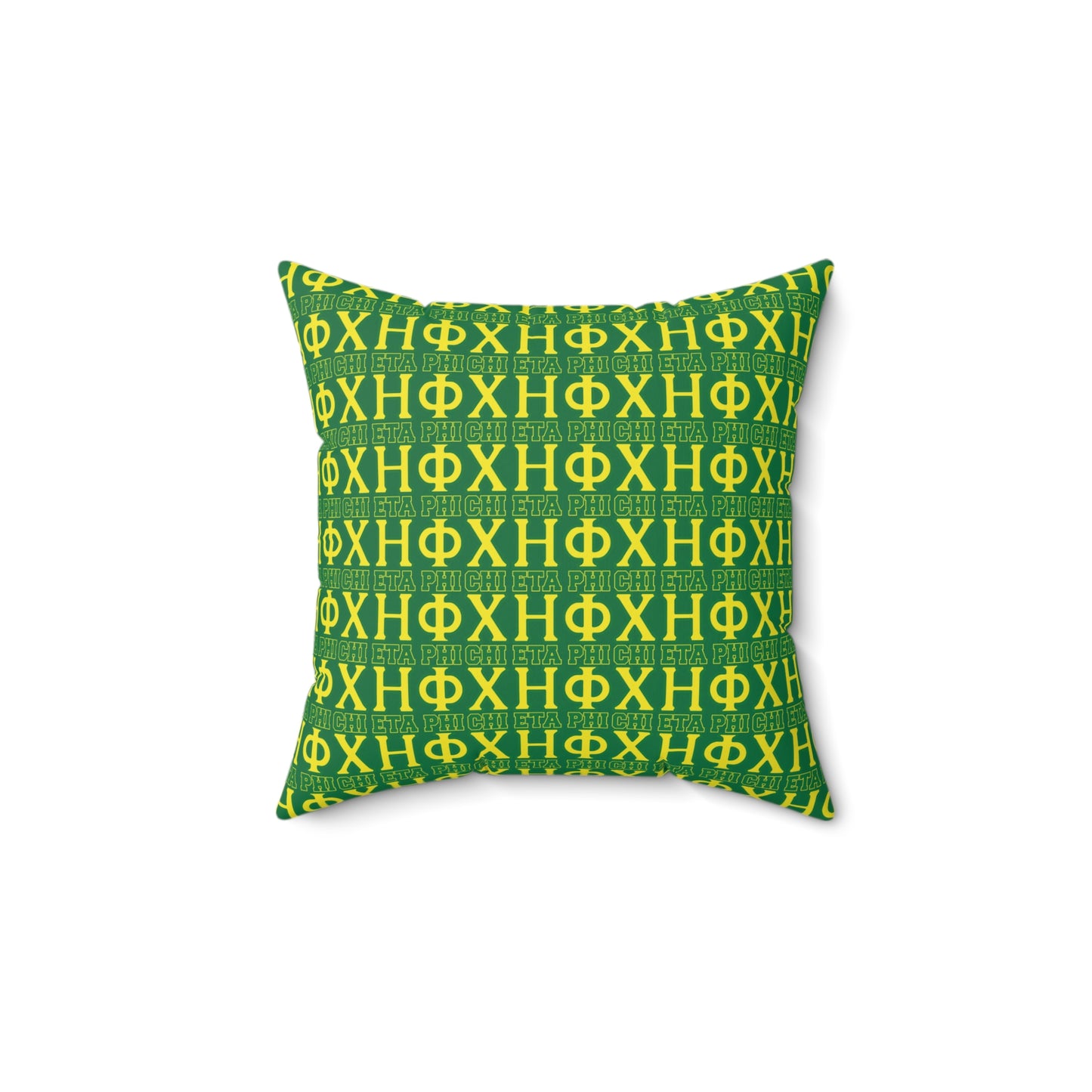 Chi Eta Phi Green XHO Square Pillow