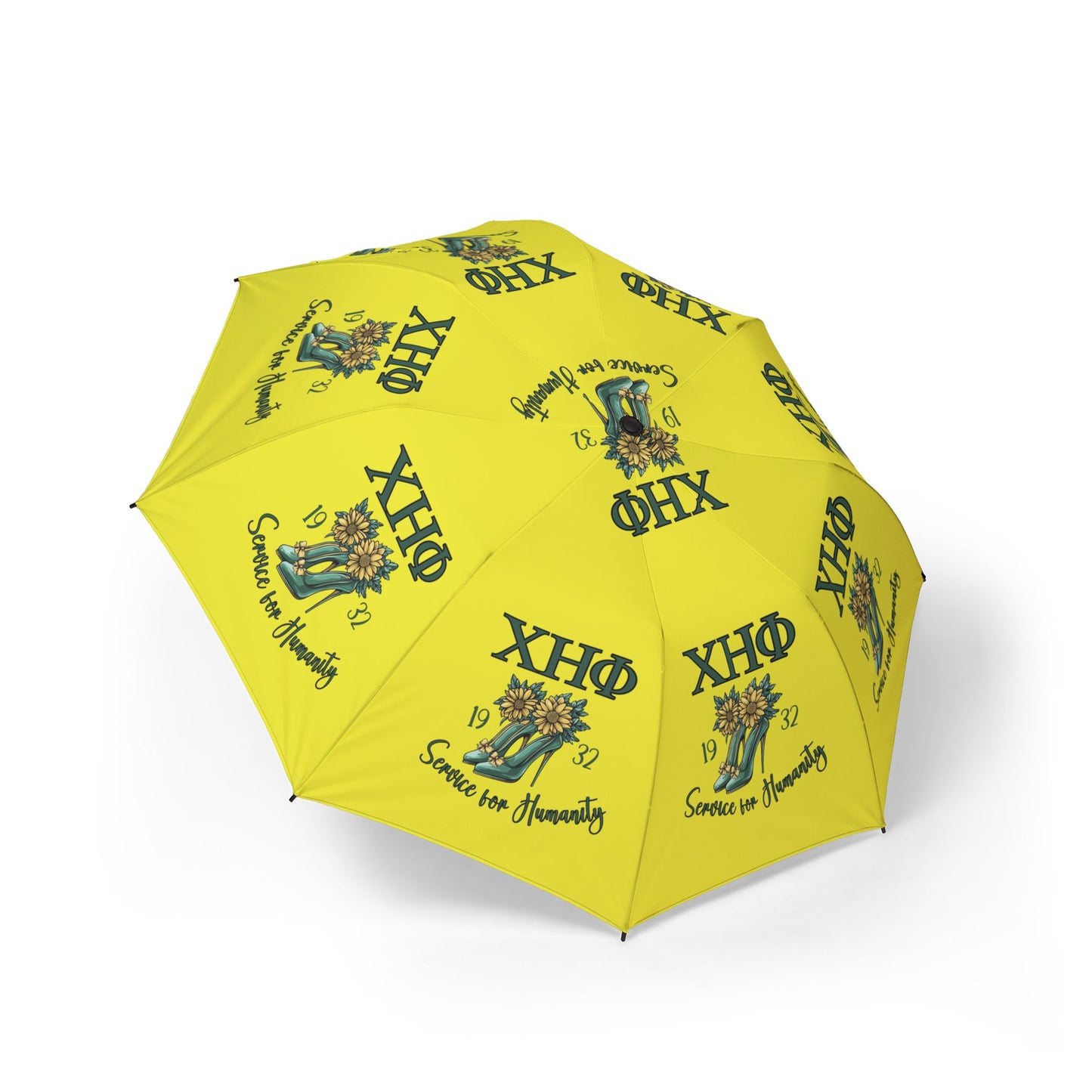 Yellow Chi Semi-Automatic Umbrella