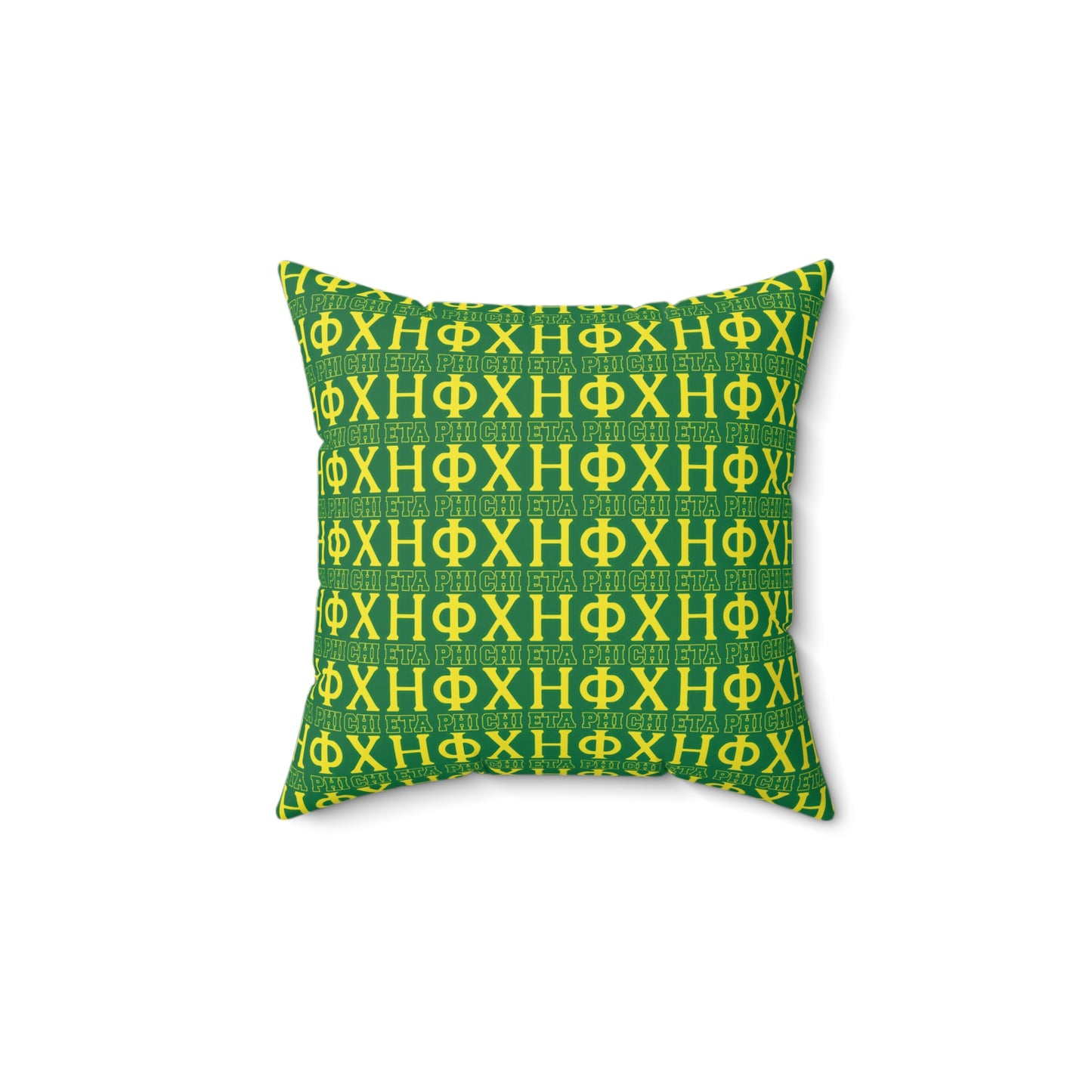 Chi Eta Phi Green XHO Square Pillow