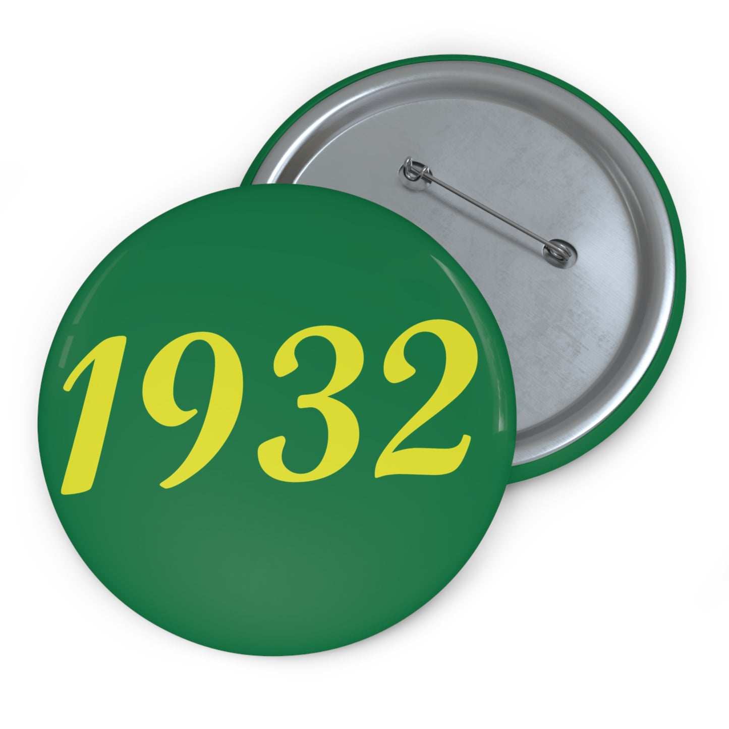 Green 1932 Button