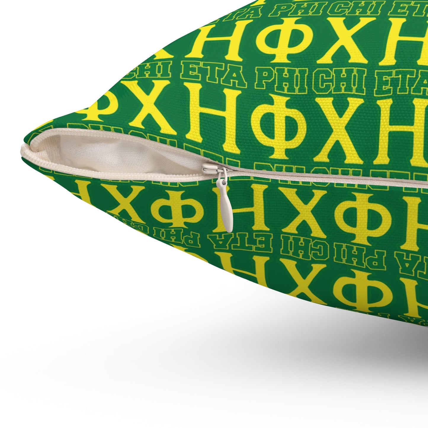 Chi Eta Phi Green XHO Square Pillow