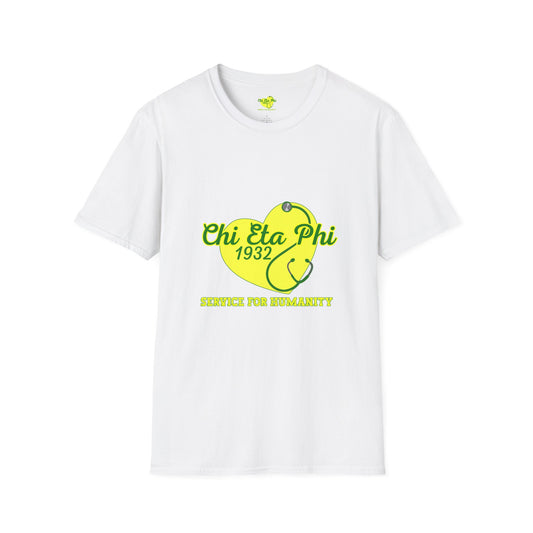 Unisex Soft-style Heart Design T-Shirt