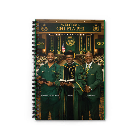 Chi Eta Phi Male Inspired Spiral Notebook