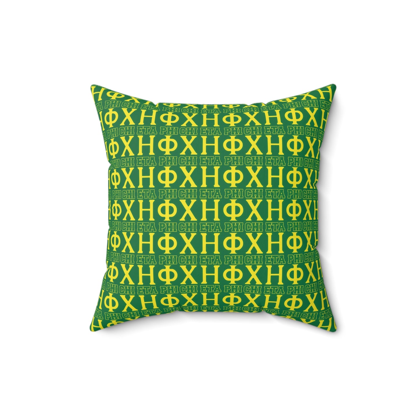 Chi Eta Phi Green XHO Square Pillow