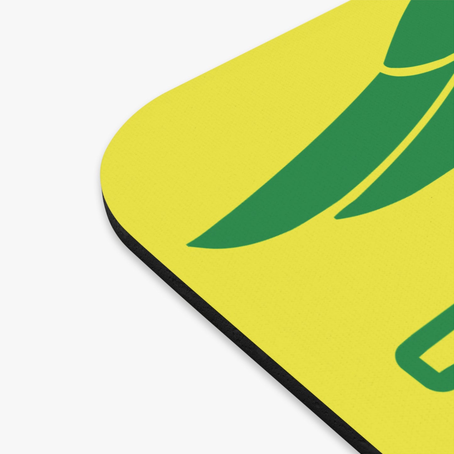 Yellow Caduceus Mouse Pad