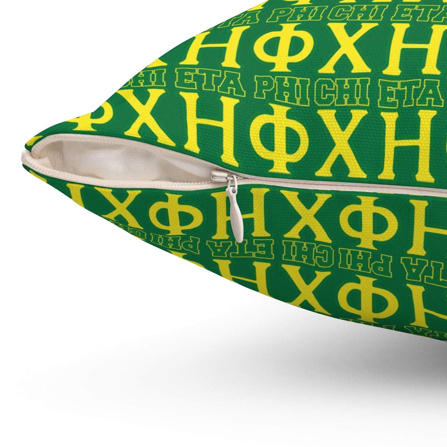 Chi Eta Phi Green XHO Square Pillow