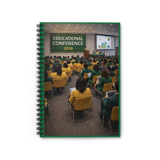 Chi Eta Phi Sorority Spiral Notebook — "Educational Conference" Ruled Journal
