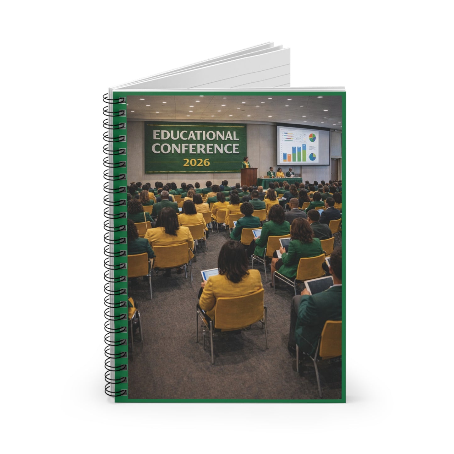 Chi Eta Phi Sorority Spiral Notebook — "Educational Conference" Ruled Journal