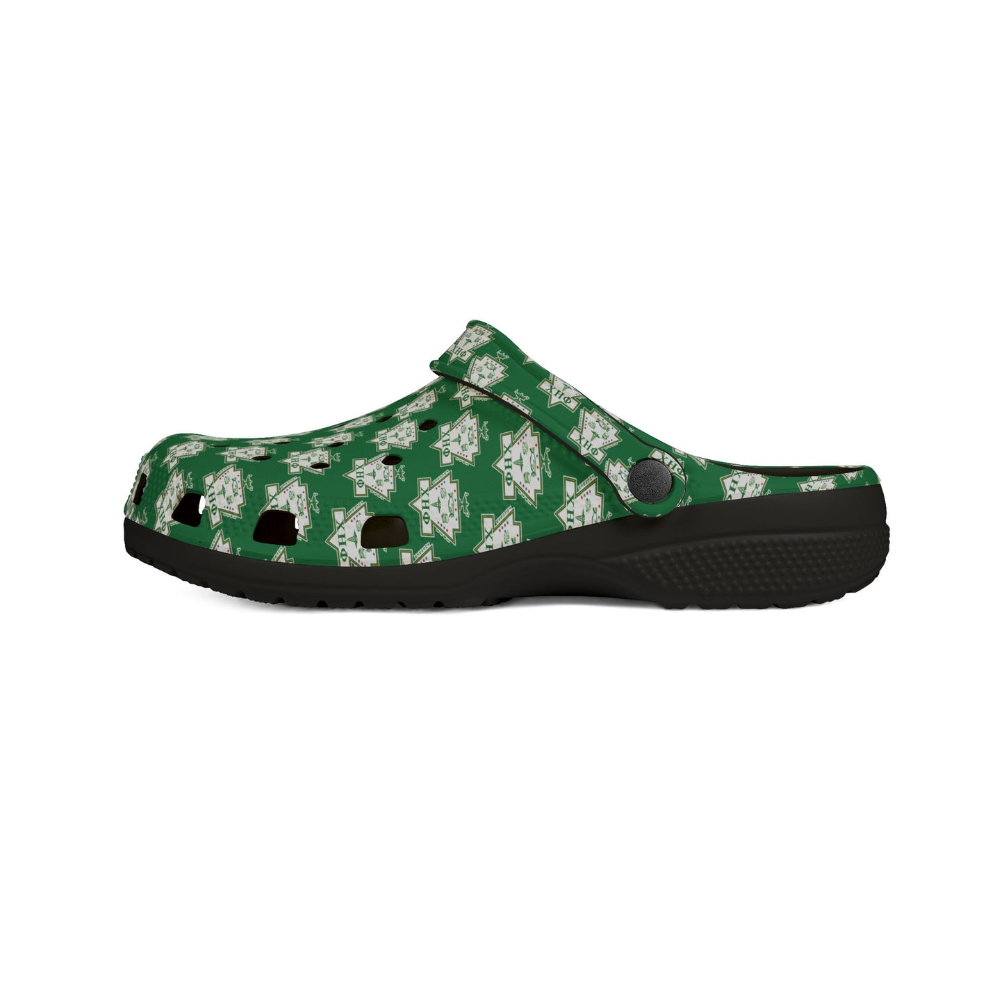 Unisex Chi Logo Rubber Shoes with Optional Strap