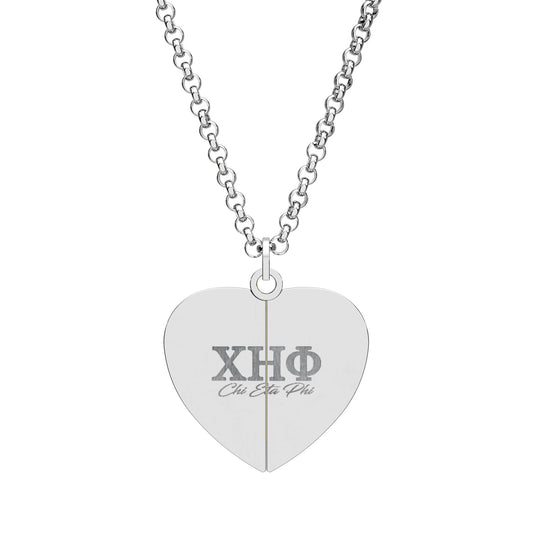 Hidden Message Heart Necklace — Engraved Split Locket