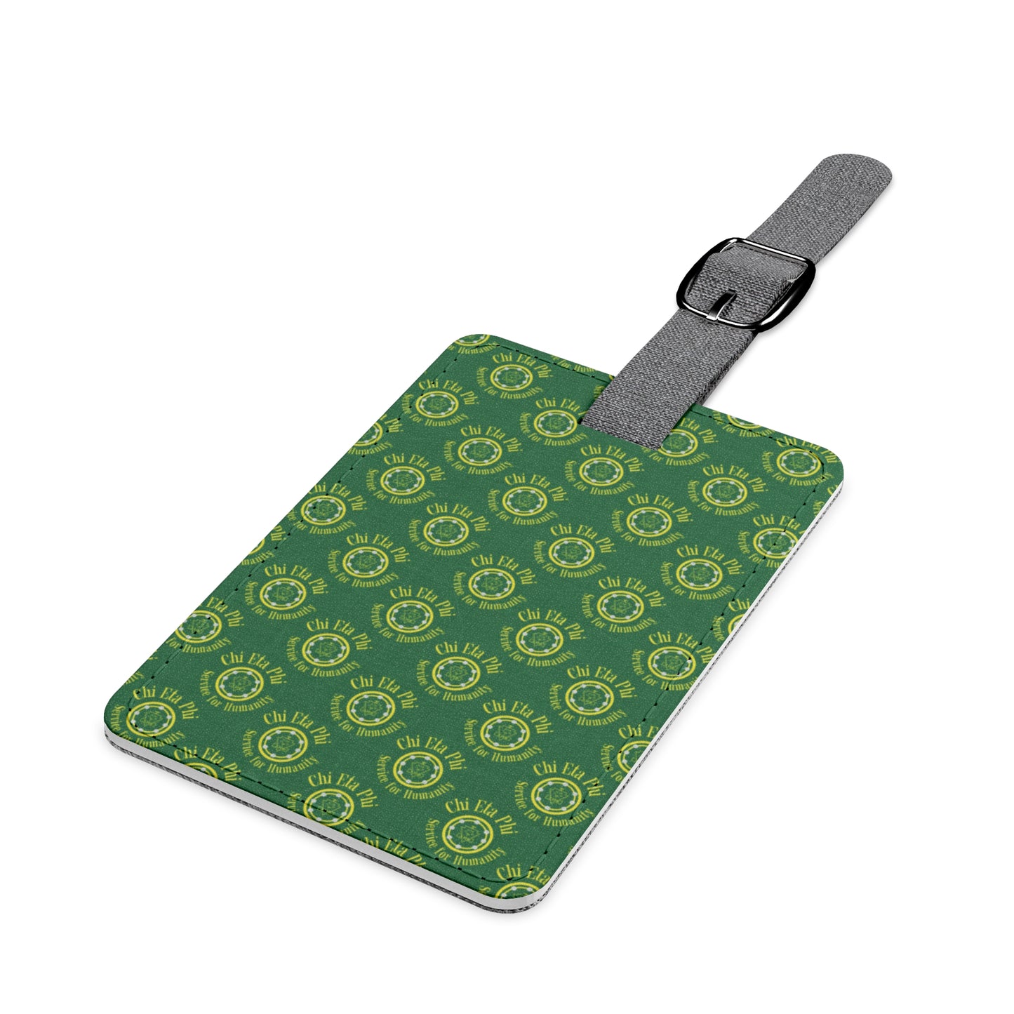 Matching Rectangular Polyester Luggage Tag