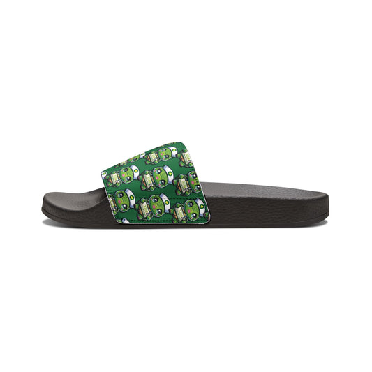 Green Lady Turtle Slide Sandal