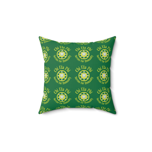 Chi Eta Phi Spun Polyester Square Pillow