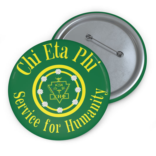 Green Service for Humanity Button