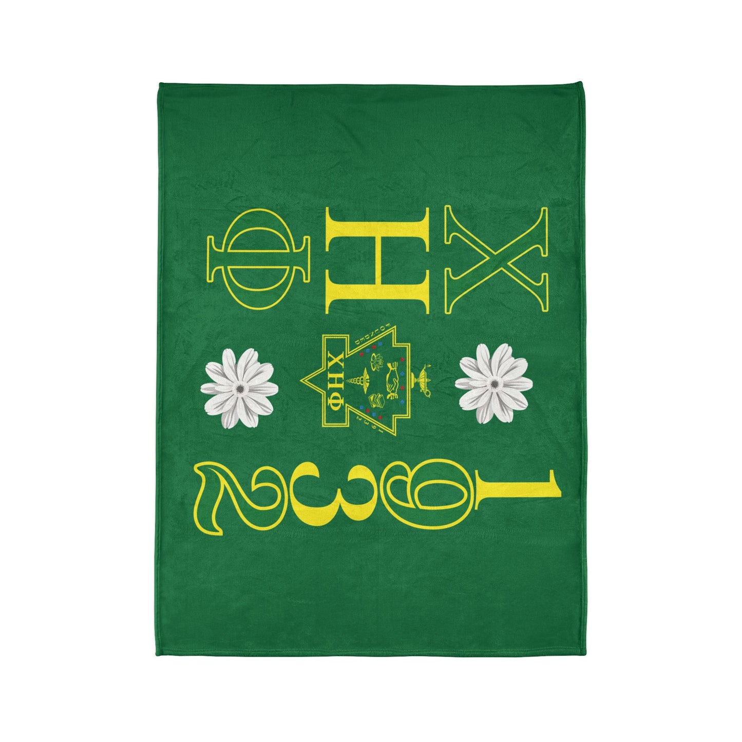Chi Eta Phi Service for Humanity Soft Polyester Design Blanket