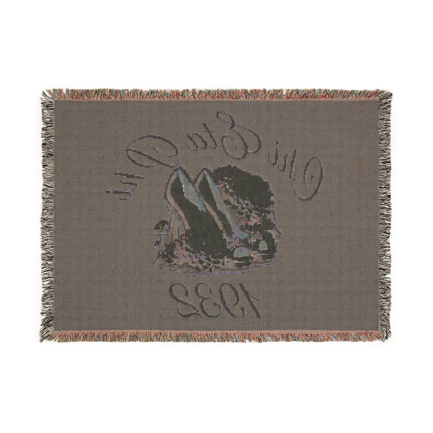 Chi Eta Phi Woven Fringed  Blanket
