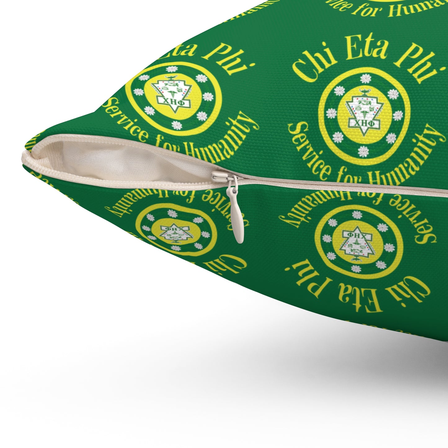 Chi Eta Phi Spun Polyester Square Pillow