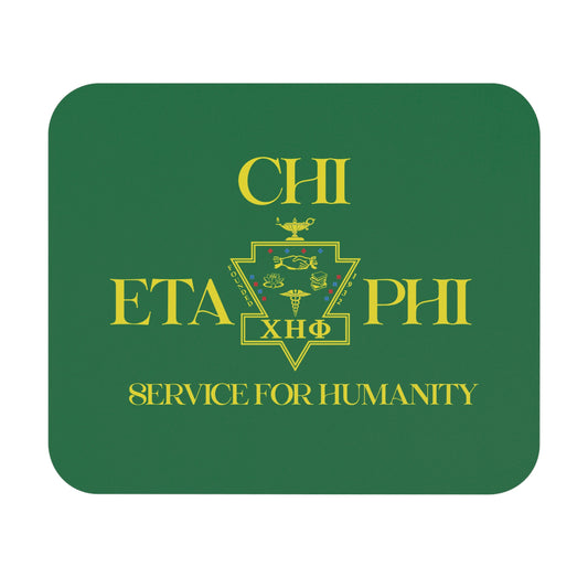 Green Chi Eta Phi Mouse Pad