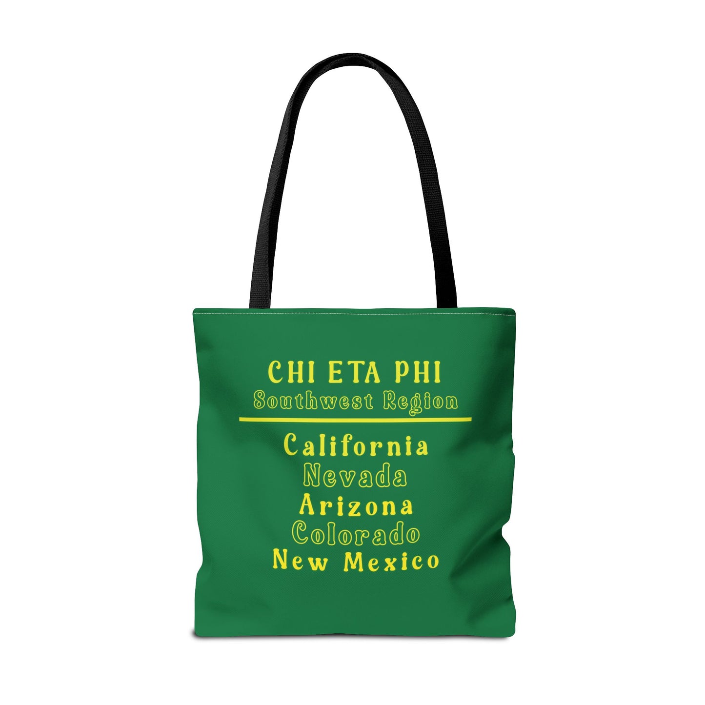 Southwest Region Green and Yellow Tote Bag