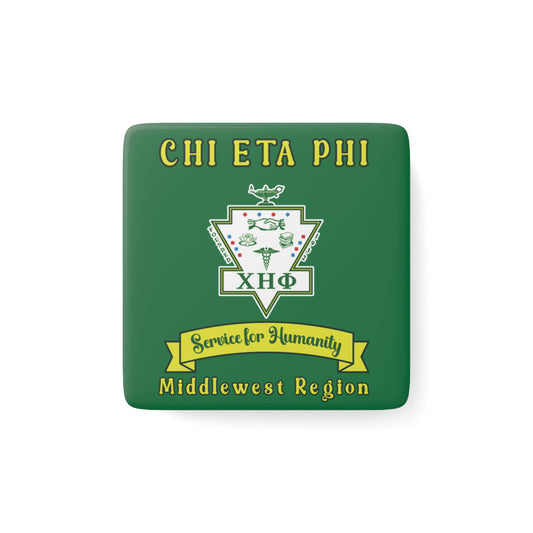 Middlewest Region Porcelain Square Magnet