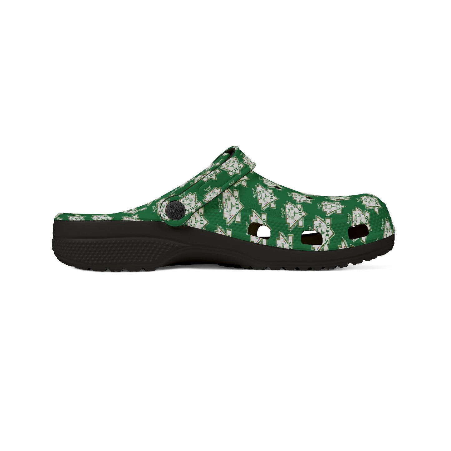 Unisex Chi Logo Rubber Shoes with Optional Strap