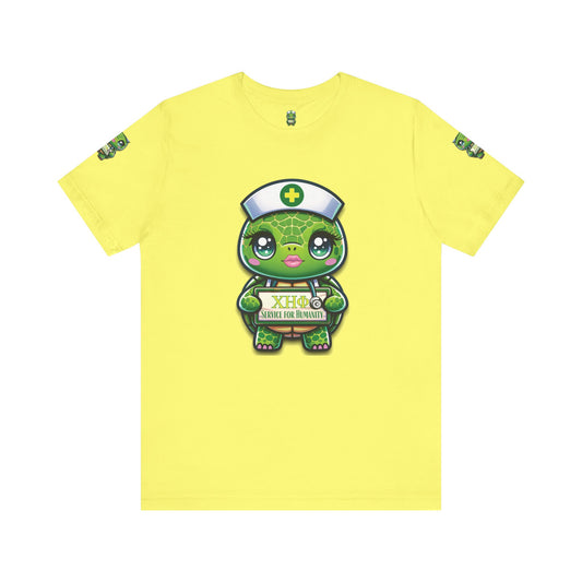 Lady Turtle Unisex Jersey Short Sleeve Pajama Tee