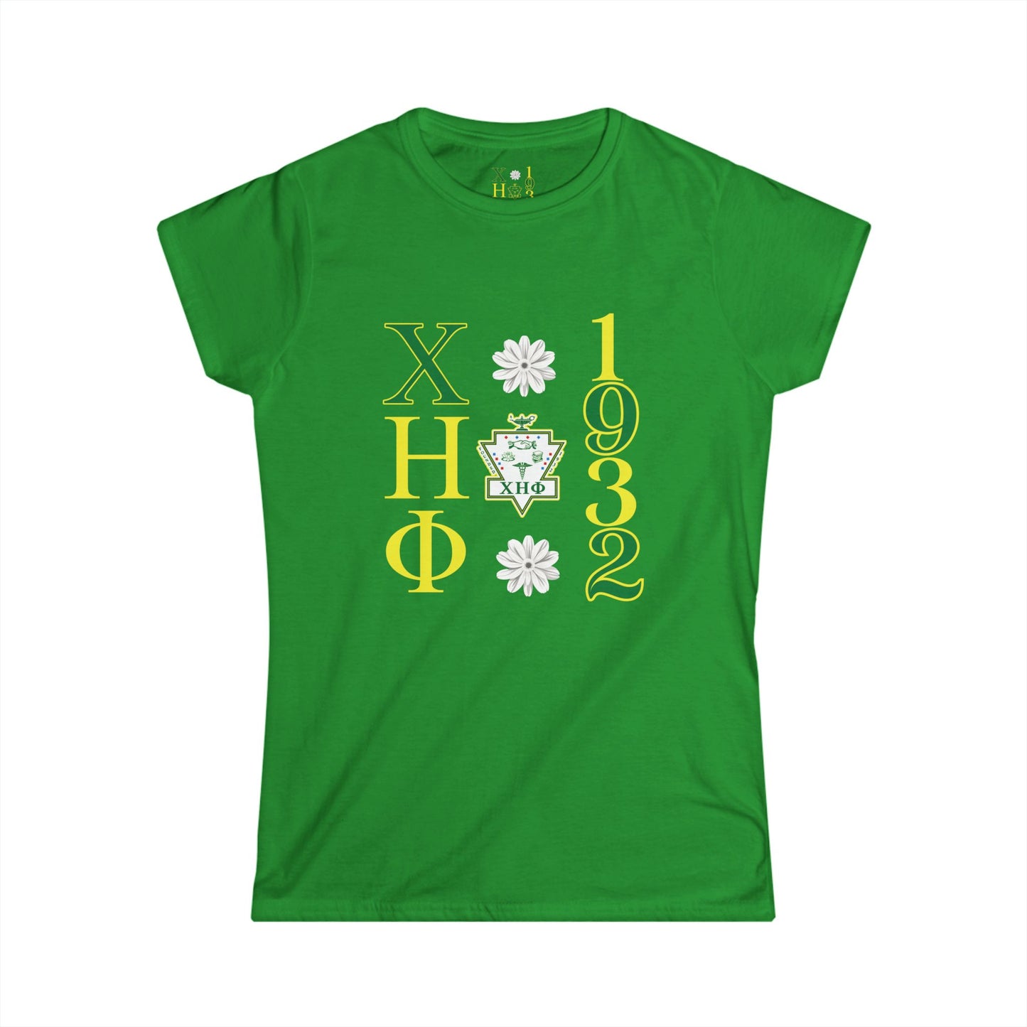 1932 Greek Letters Women’s Tee – Sorority Crest Heritage Shirt