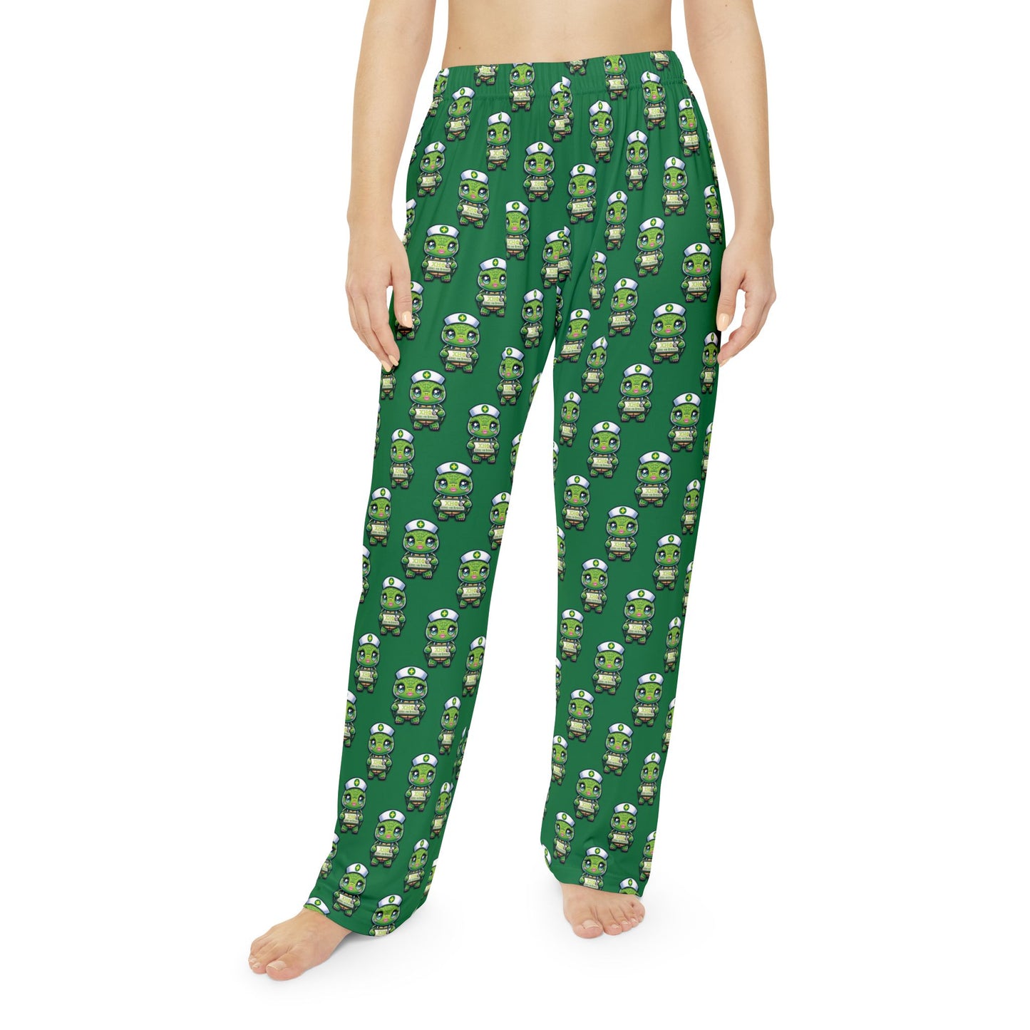 Green Turtle Pajama Pant