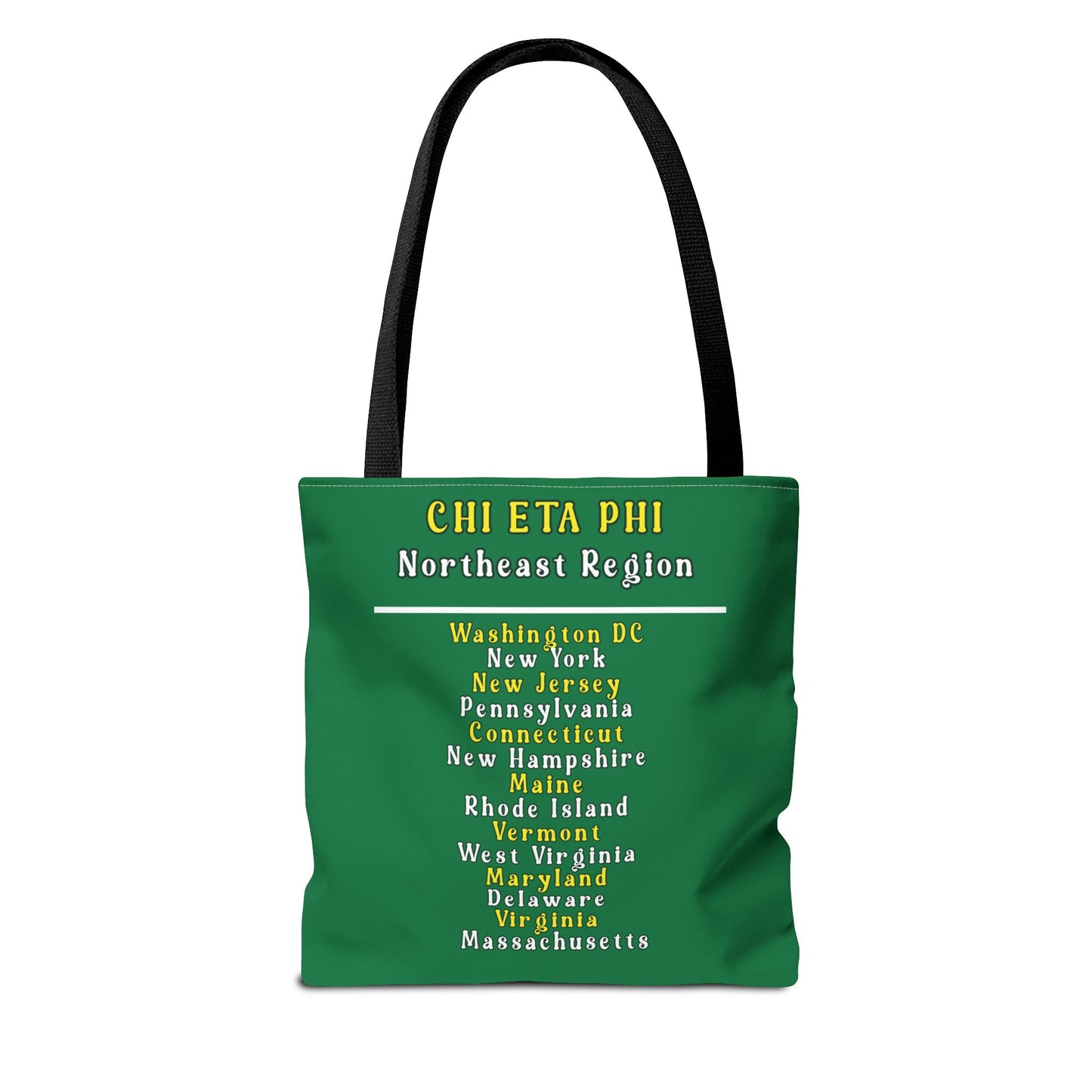 Northeast Region Green and White Tote Bag