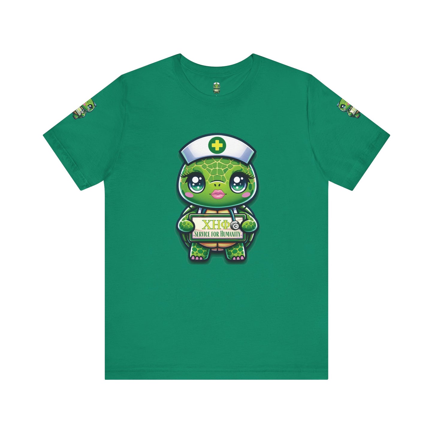 Lady Turtle Unisex Jersey Short Sleeve Pajama Tee