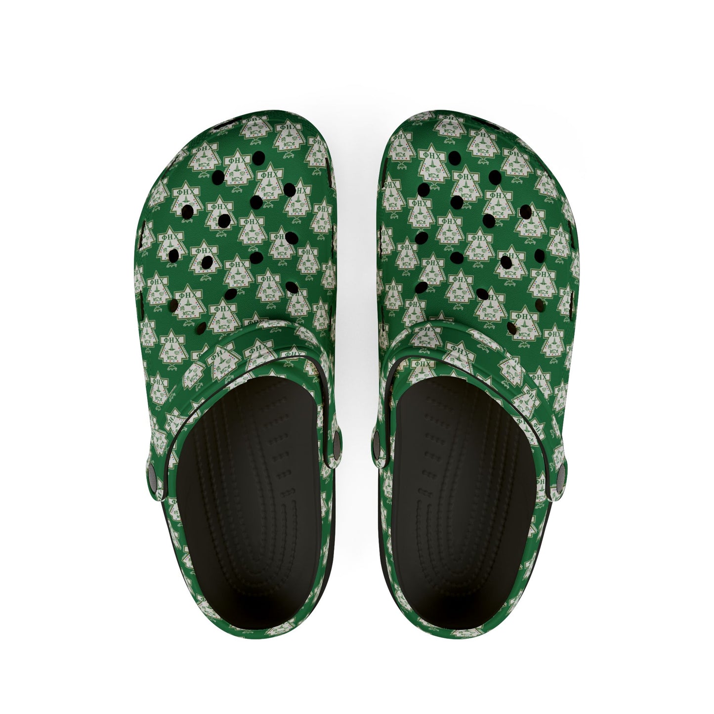 Unisex Chi Logo Rubber Shoes with Optional Strap