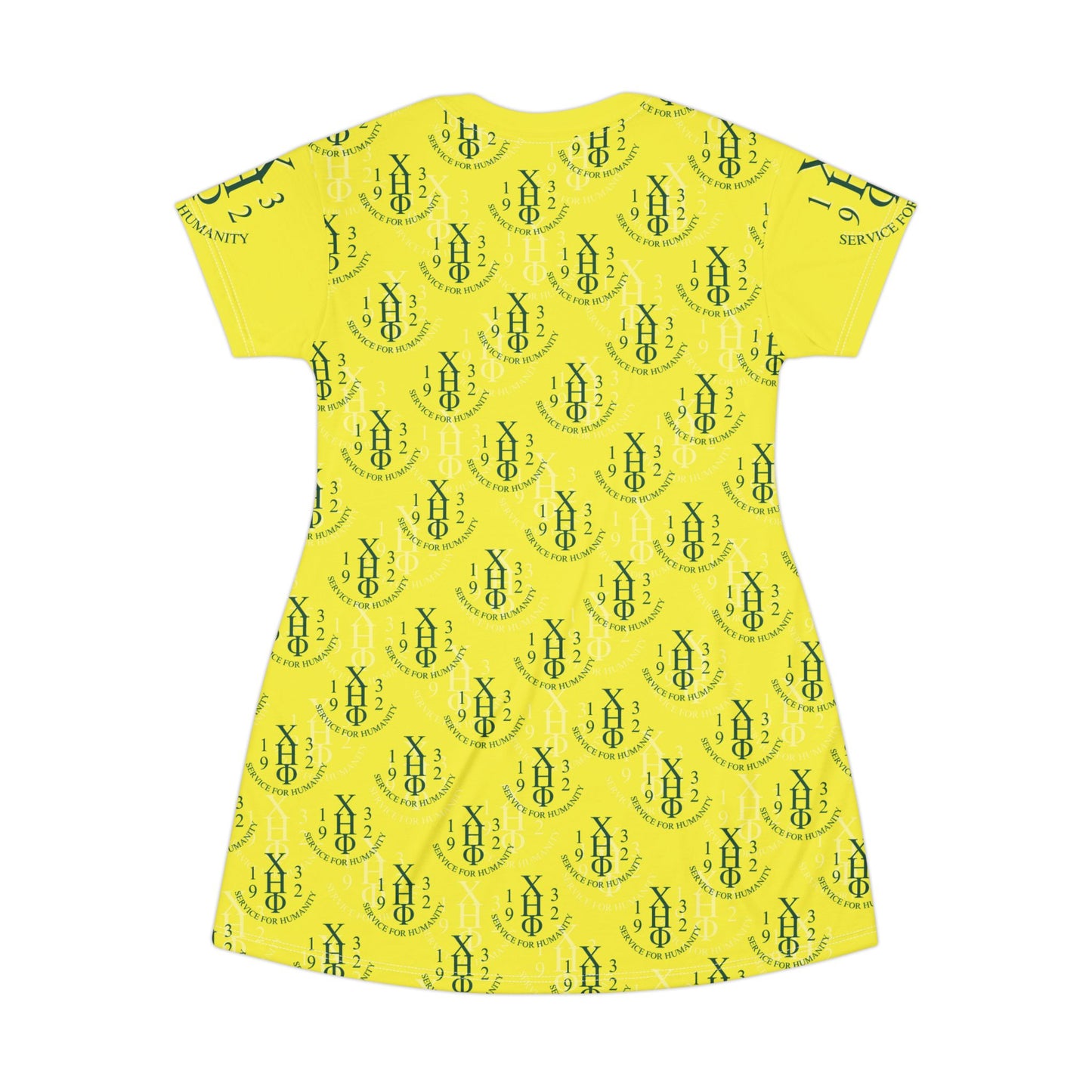 Chi Eta Phi Yellow 1932 T-Shirt Pajama Dress or Lounge Shirt