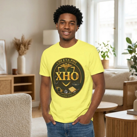 Chi Eta Phi XHO Crest T‑Shirt — Nursing Service for Humanity Tee
