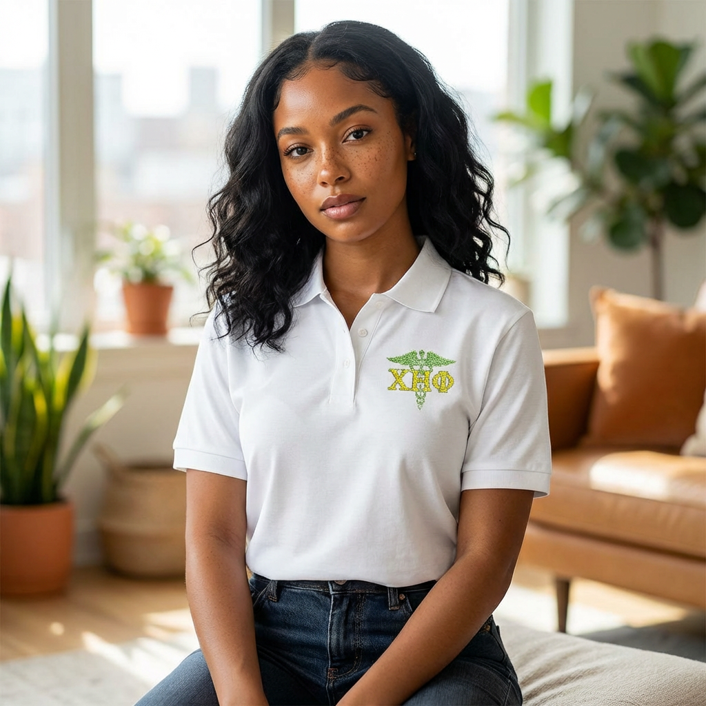 Unisex Pique Polo Shirt (Embroidery) Caduces