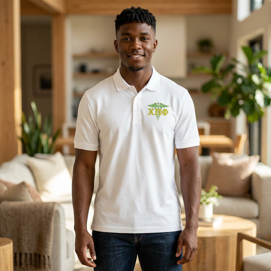 Unisex Pique Polo Shirt (Embroidery) Caduces