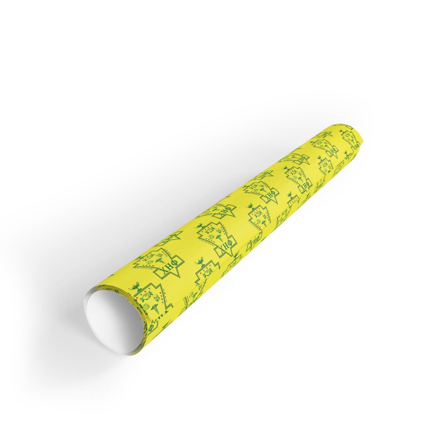 Chi Yellow Gift Wrapping Paper Rolls, 1pc