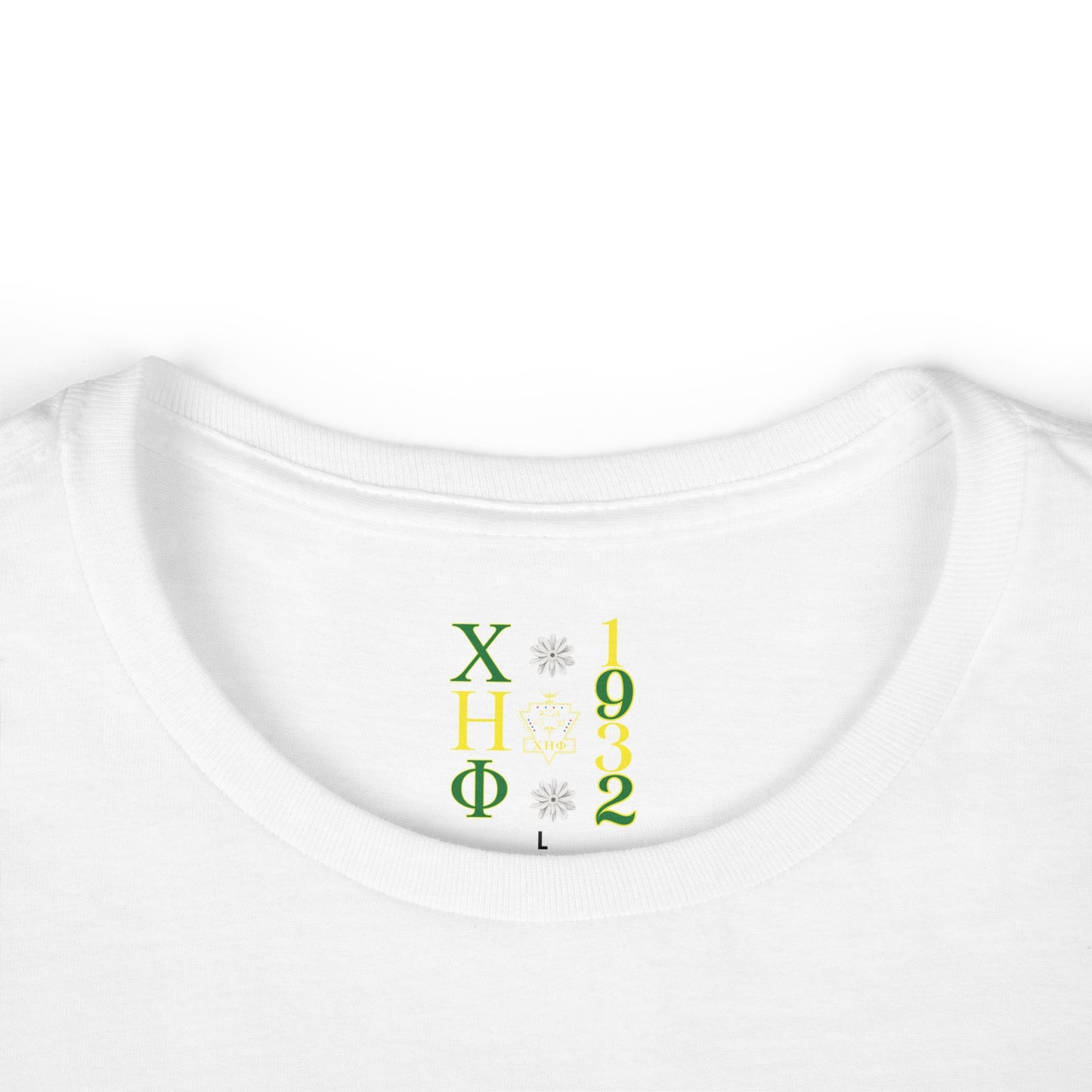 1932 Greek Letters Women’s Tee – Sorority Crest Heritage Shirt