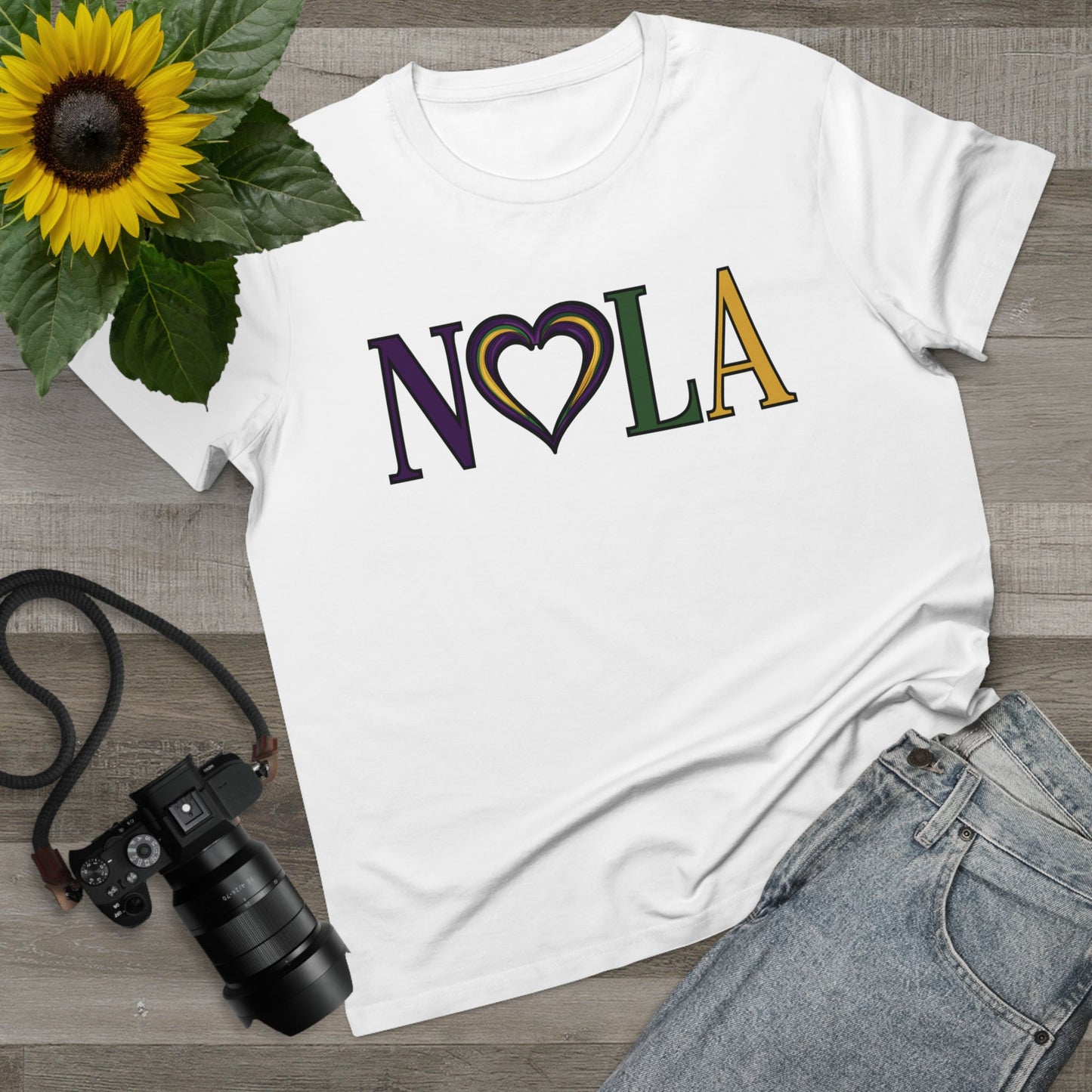 Get Ready for Boulé Pretty NOLA Womens Maple Tee
